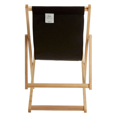 Beauport Black Wooden Deck Chair