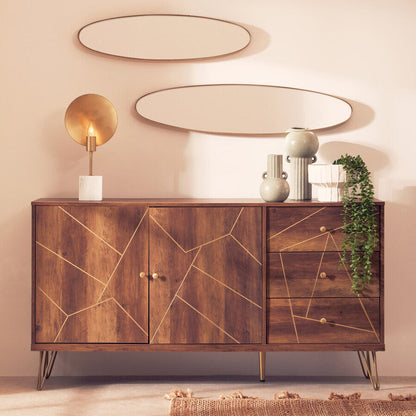 Saramis Table Lamp With White Marble Base