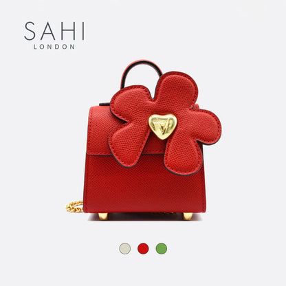 Sahi Little Flower Daisy Crossbody Leather Mini Bag