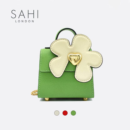 Sahi Little Flower Daisy Crossbody Leather Mini Bag