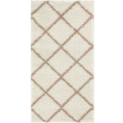 Moroccan Ivory Shaggy Rug | 530