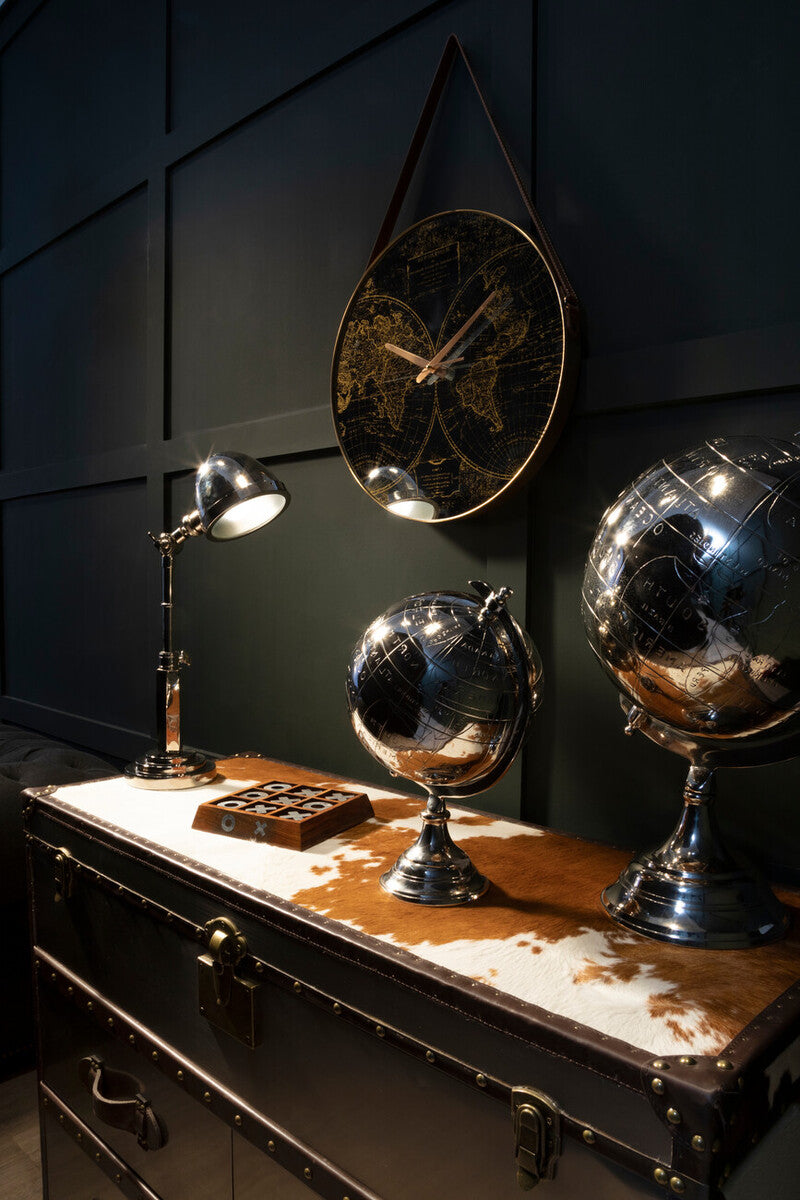 Brown and White Cowhide Cabinet | Kensington Townhouse