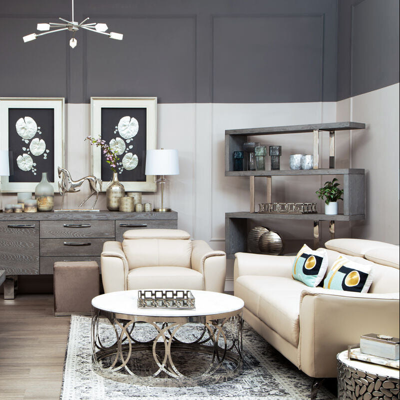 Grey Elm Wood 4 Tier Bookshelf | Ulmus