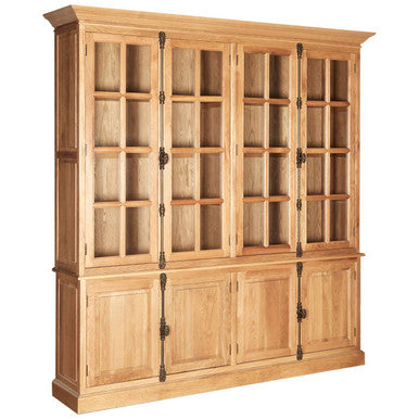 Natural Oak Wood Large Cabinet | Lyon