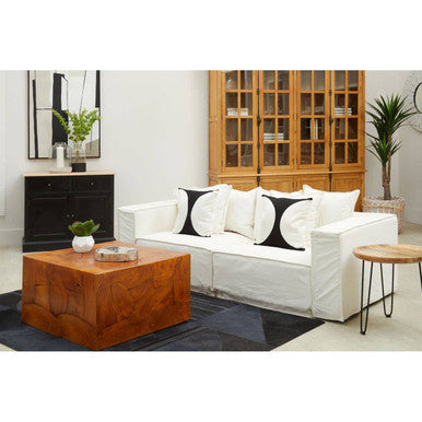 Natural Oak Wood Large Cabinet | Lyon