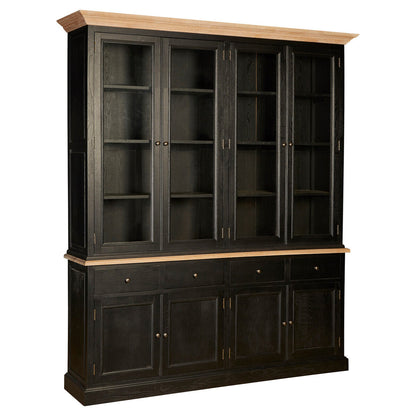 Black Oak Wood Large Cabinet | Lyon