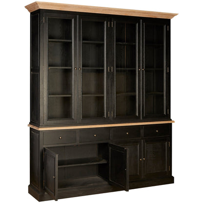 Black Oak Wood Large Cabinet | Lyon