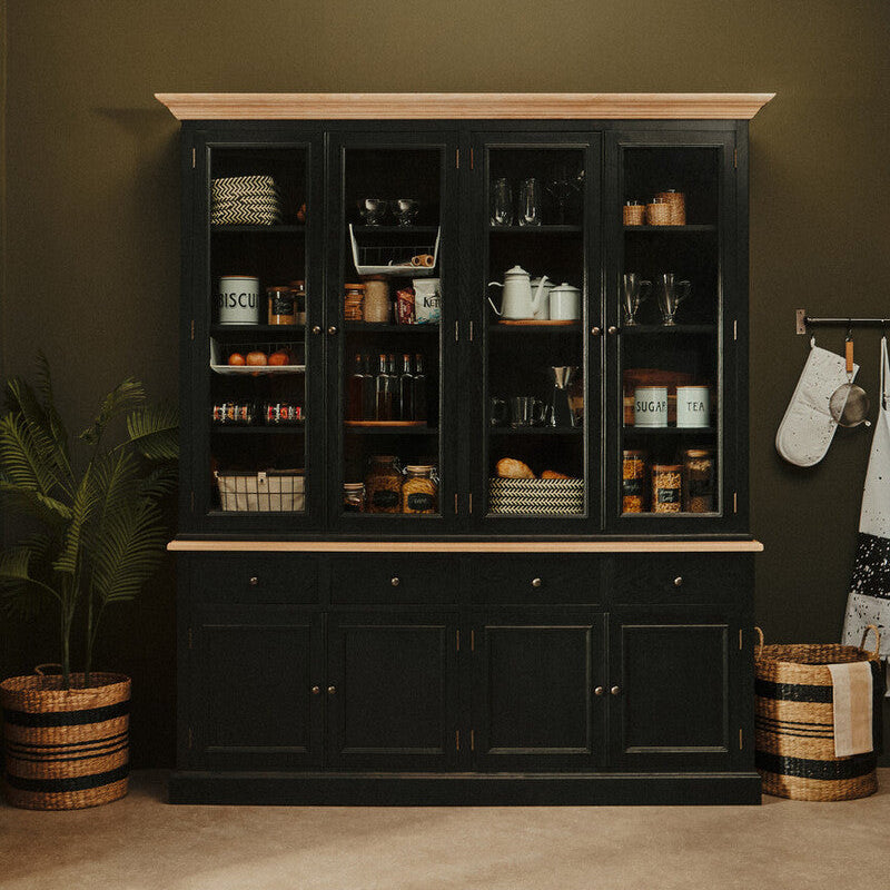 Black Oak Wood Large Cabinet | Lyon