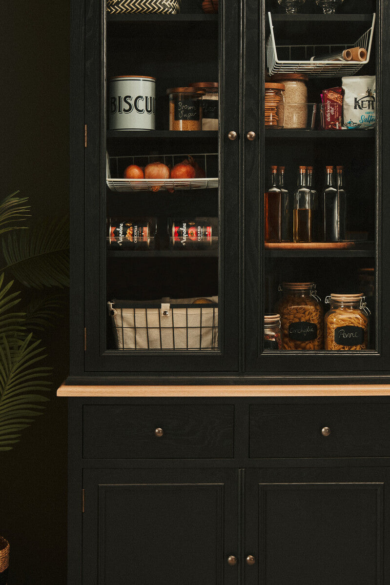 Black Oak Wood Large Cabinet | Lyon