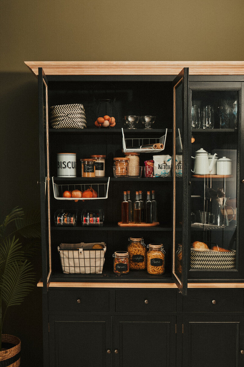 Black Oak Wood Large Cabinet | Lyon