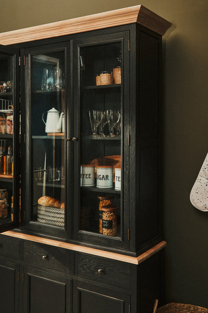 Black Oak Wood Large Cabinet | Lyon