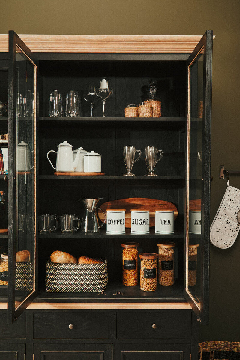 Black Oak Wood Large Cabinet | Lyon