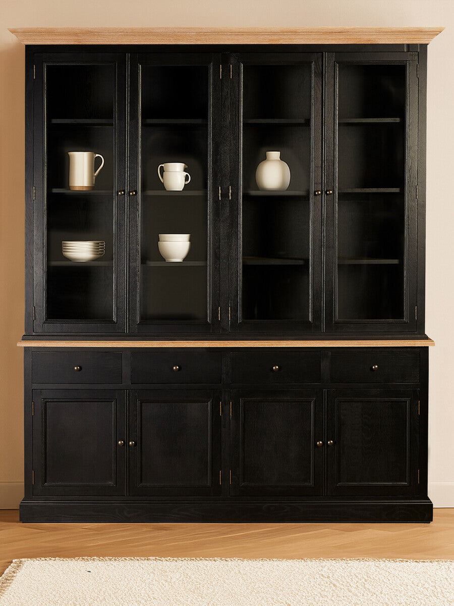 Black Oak Wood Large Cabinet | Lyon
