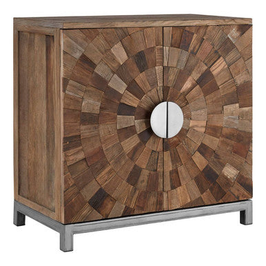 Large Recycled Elm Wood 2 Door Cabinet | Midas