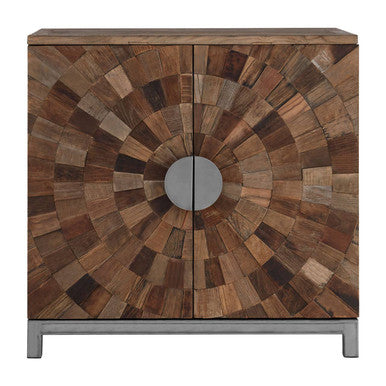 Large Recycled Elm Wood 2 Door Cabinet | Midas