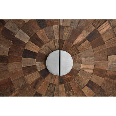 Large Recycled Elm Wood 2 Door Cabinet | Midas