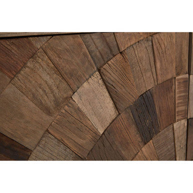 Large Recycled Elm Wood 2 Door Cabinet | Midas