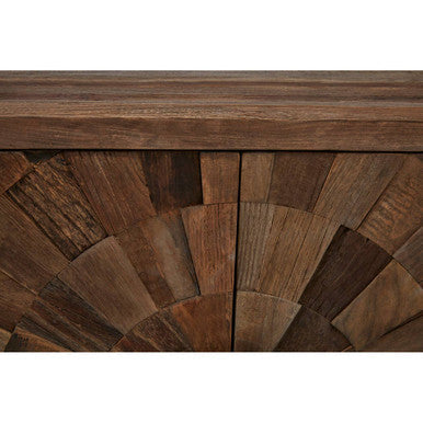 Small Recycled Elm Wood 2 Door Cabinet | Midas