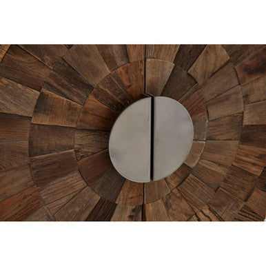 Small Recycled Elm Wood 2 Door Cabinet | Midas
