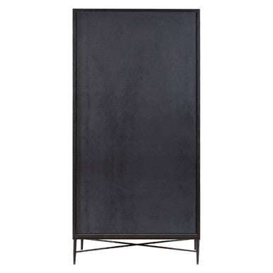 Grey Wash Elm Wood Wardrobe | Kyra