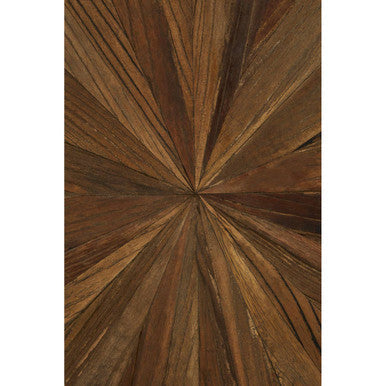 Brown Coffee Table with Elm Wood Top | Mitra