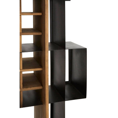 Black Iron Frame Shelf Unit | Mason