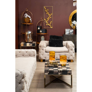 3 Tier Small Cage Design Shelf Unit | Horizon