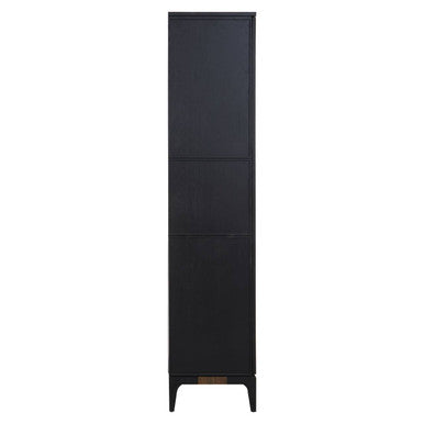 2 Tone Oak Wood Tall Cabinet | Salvar