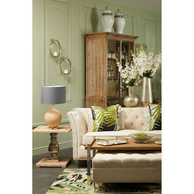 White Washed Pine Wood 2 Door Cabinet | Richmond