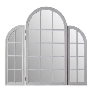 Grey Finish Dressing Table Mirror | Fret