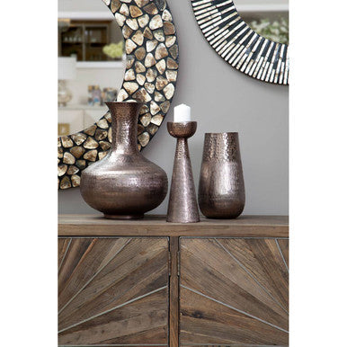 Solis Brown Bottle Vase