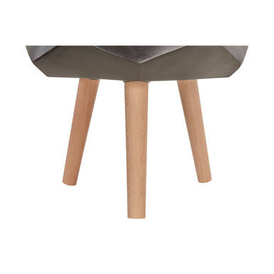 Small Black Geometric Planter with Legs | Darnell