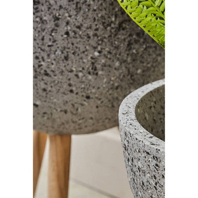 Medium Grey Speckled Planter | Darnell