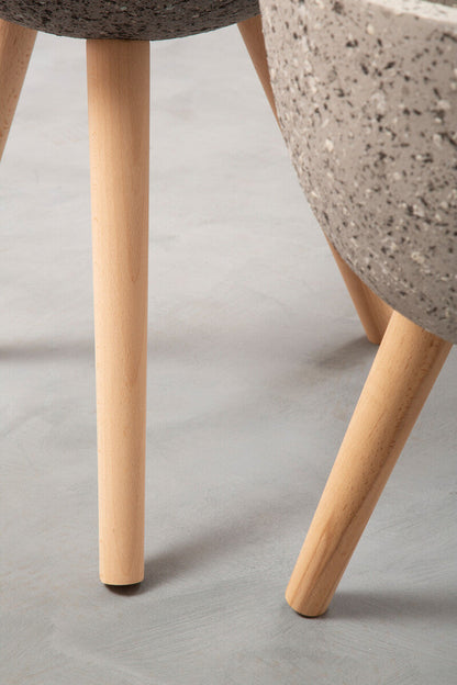 Medium Grey Speckled Planter | Darnell