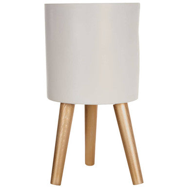 Small White Planter | Darnell