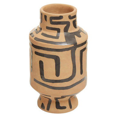 Barren Hand Painted Earthenware Vase