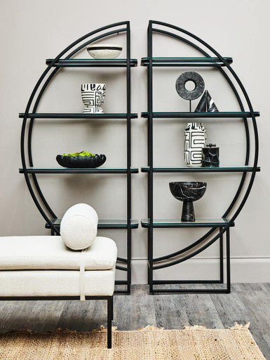 Earthenware White And Black Hand Painted  Planter | Barren