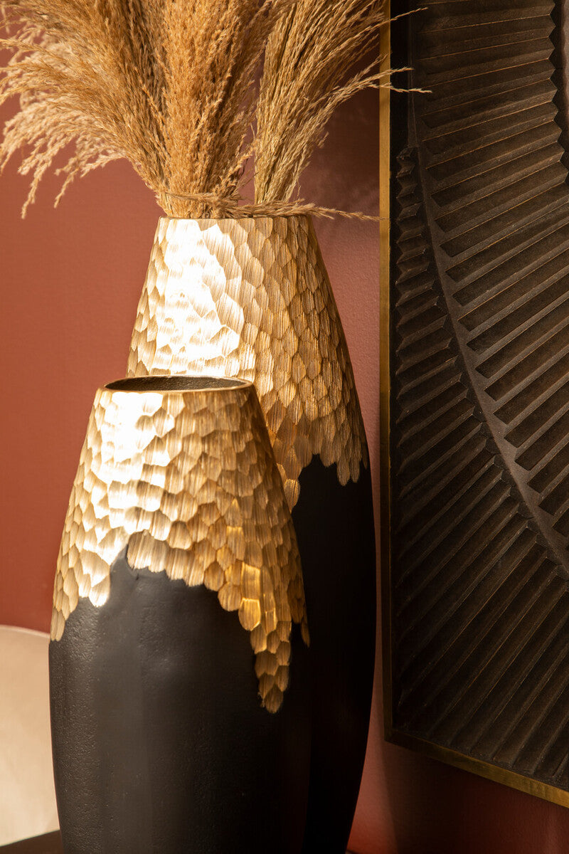 Small Black and Gold Vase | Daito