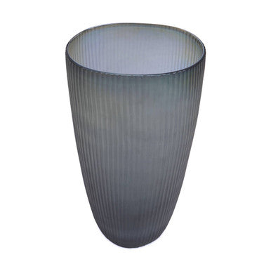 Hessa Large Grey Glass Vase