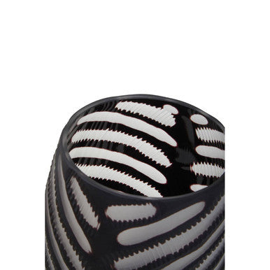 Large Chevron Cut Vase | Hessa
