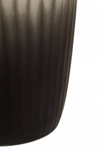 Large Dark Grey Glass Vase | Hessa