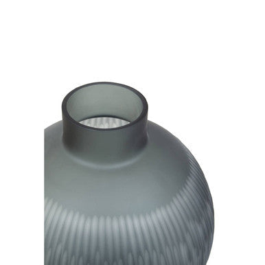 Large Carved Glass Vase | Hessa