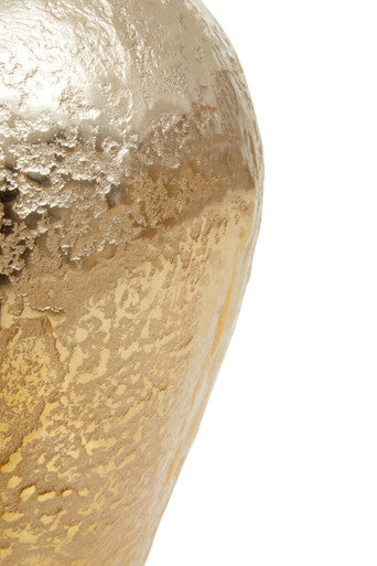 Small Ombre Silver and Gold Finish Vase | Dion