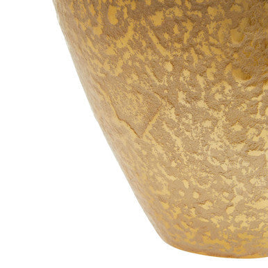 Small Ombre Silver and Gold Finish Vase | Dion