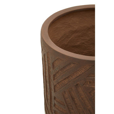 Brown Textured Planter | Darnell