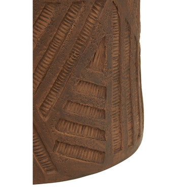 Brown Textured Planter | Darnell
