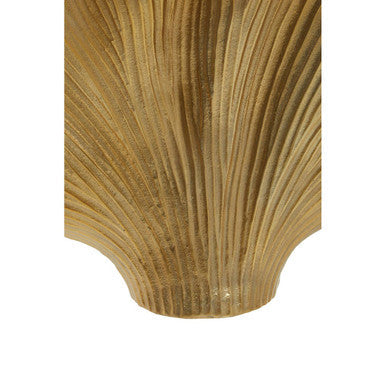 Large Gold Finish Ginkgo Vase | Danna