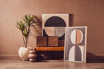 Cotton Mache and Coco Shell Bubble Vase | Sanai