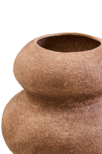 Cotton Mache and Coco Shell Bubble Vase | Sanai