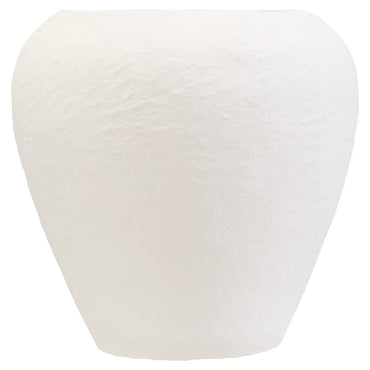 Sanai Cotton Mache Large White Planter